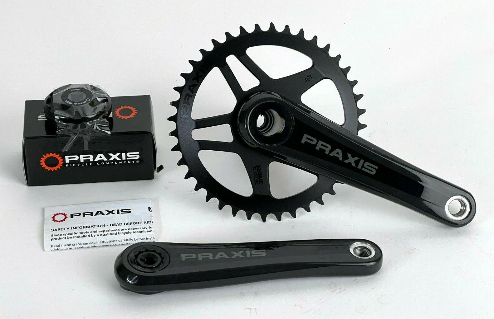 NEW before selling ☆ Praxis Zayante Carbon Choice Gravel 1X Crankset 68 73mm 40t 170mm BB w