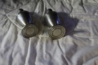 Vintage pewter salt & pepper shakers — photo 9