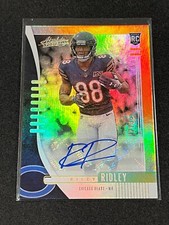 2019 Panini Absolute Riley Ridley Signature Rookies Spectrum Orange 32/35 #135