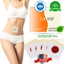 10/50/100 Pcs Slim Patch Magnetic Slimming Weight Loss Burn Fat ALL NATURAL Pads