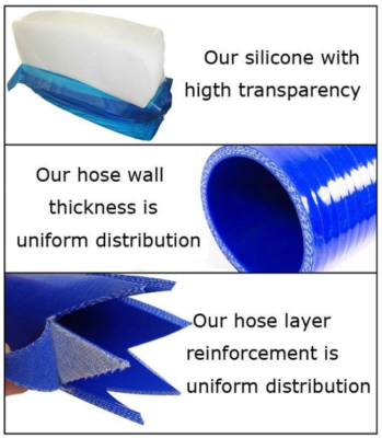 Black 3 to 3 Inch (76mm) 45 Degree Silicone Pipe Elbow Coupler Hose Black 3 to 3 Inch (76mm) 45 Degree Silicone Pipe Elbow Coupler Hose