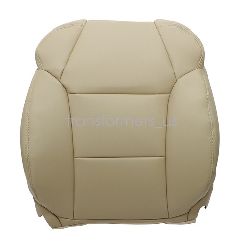 Fits 2007-2013 Acura MDX Driver & Passenger Bottom & Top Leather Seat Cover Tan - Picture 6 of 18