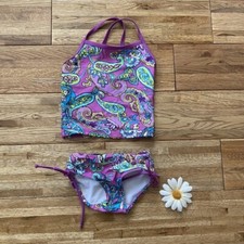 Kanu Surf Melanie Beach Sport 2-Piece Banded Tankini Swimsuit Size 2t