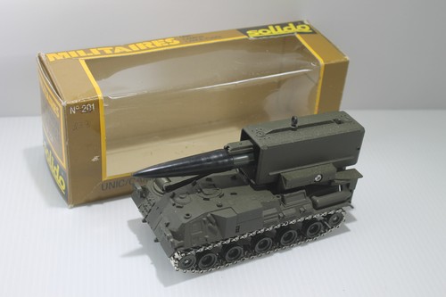 Vintage Solido (France) #238 Rocket Launching Vehicle IN BOX Great Condition