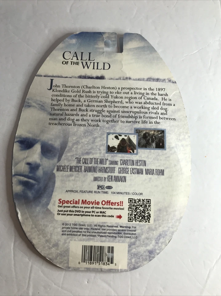 Call Of The Wild DVD (a Great Movie) - Image 3 of 4