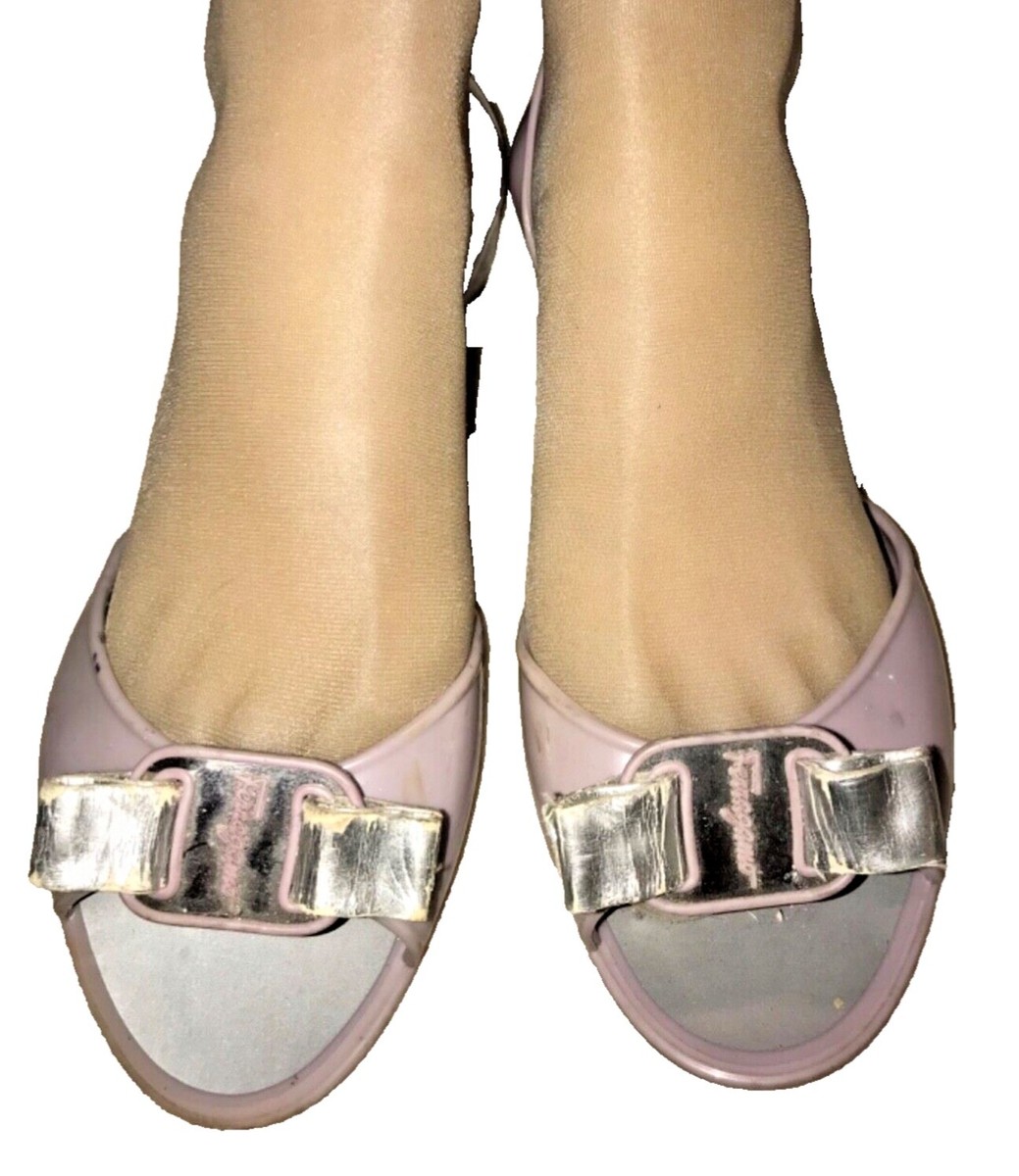 Salvatore Ferragamo パープル シューズ　サイズ7 美品 SALVATORE FERRAGAMO Purple Rubber shoes Size 7 | eBay