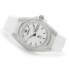TechnoMarine Cruise EL Women's 35mm 0.59ctw Diamond Silver Tone Watch TM-416004