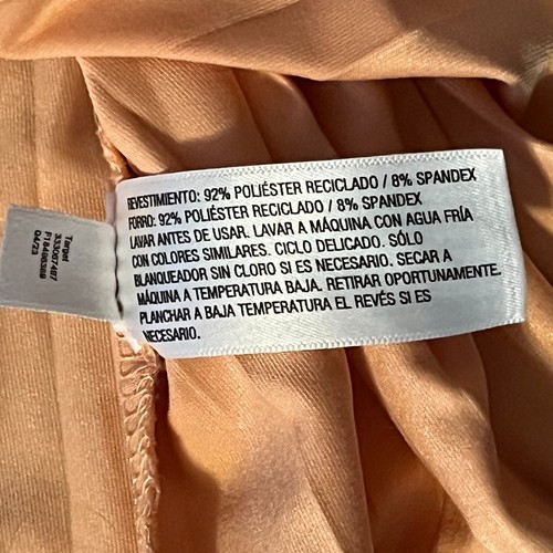 Art Class Girl’s Peach Stretchy All Occasions Pleated Skort Size L 10/12 - Picture 6 of 6