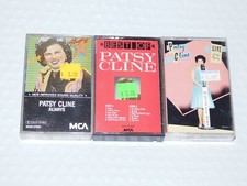 Lot of 3 Patsy Cline Cassette Tape Live at the Opry Always Best of 12 Hits