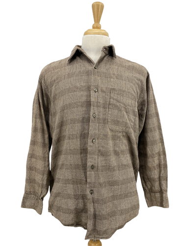 City Casual By Haggar Mens Casual Brown 