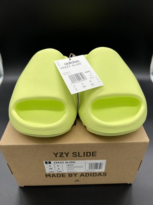 Adidas Yeezy Slide Glow Green - 38(Eu) New US 5 New | eBay