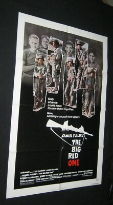 Originl 27X41 LEE MARVIN BIG RED ONE Mark Hamill ROBERT CARRADINE Bobby Di Cicco