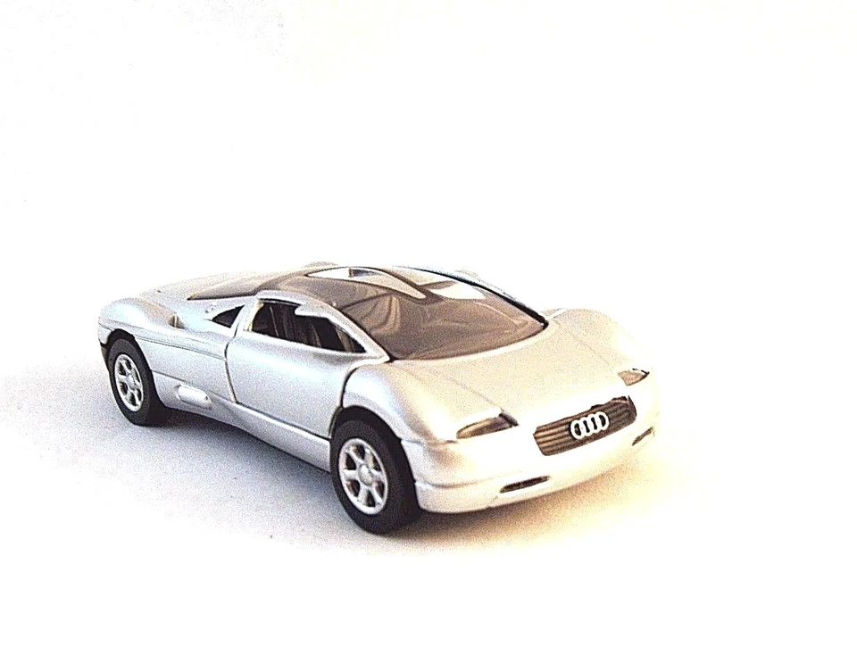 AUDI AVUS QUATTRO SILVER NEWRAY 1/32 DIECAST CAR MODEL,CITY CRUISER COLLECTION - Image 3 of 4