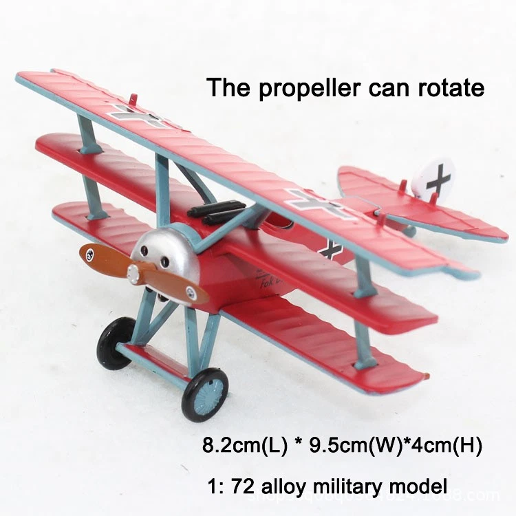 1:72 Modellino Militare Diecast Aereo Caccia Fokker Dr.I WW1 Germania Collezione - Immagine 2 di 4