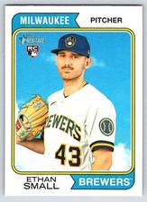 2023 Topps Heritage #561 Ethan Small Milwaukee Brewers