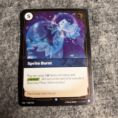 Sprite Burst Foil Common Unleashed 069/219 Riftbound NM