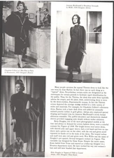 8 x 11 1/2 PAPER  B & W  PHOTO-CLAUDETTE COLBERT ,JEANETTE MCDONALD & BETTY DOUG