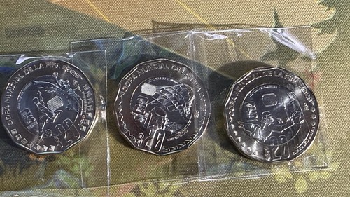 Mexico 2026 $20 2026 FIFA World Cup Commemorative Coins Lot of 3 Host Cities