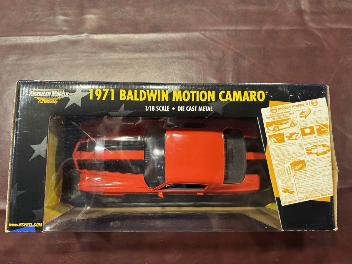 1971 Baldwin Motion Chevrolet Camaro American Muscle 1/18 Ertl | eBay