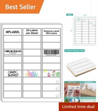 1" x 2-5/8" Laser Inkjet Address Labels 15,00 Professional Stickers