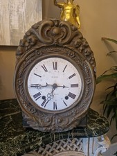 Ancien Mouvement horloge comtoise XIX Ème S 3 Aiguilles