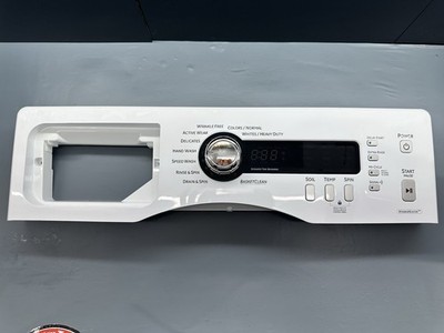 GE WCVH4800K3WW Washer Control Panel Assembly WG04F04570 UI Board OEM Tested
