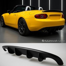 For 2009-2015 Mazda Miata Mx5 Gt Nc2 Nc3 Shark Fin Rear Body Bumper Lip Diffuser