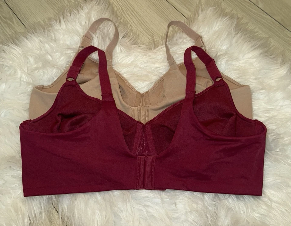 2 Vanity Fair 76571 Radiant Back Smoothing Bras Unlined Underwire Womens 42D - Image 4 of 4