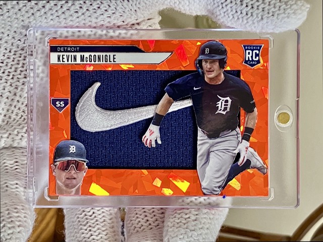 Kevin McGonigle custom card Sick Patch 1/1 + bonus evan white auto