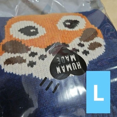 HUMAN MADE x j-hope of BTS Human Hope Low Gauge Knit NAVY Size L