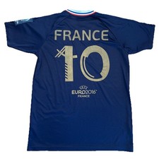 VTG France EURO2016 UEFA #10 Soccer Football Jersey Adult Small TShirt