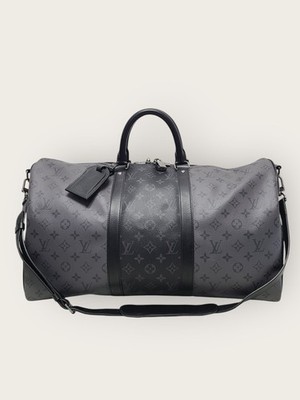 Louis Vuitton Eclipse Monogram Reverse Bandouliere Keepall 50 151678093