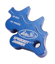 MOTION PRO SPROCKET JAMMER  LOCK REAR AXLE TIGHTENING TOOL BLUE - NEW