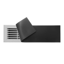 Rectangle Magnetic Vent Covers 12x3.5 Inch,  Floor Air Vent Cover, Black