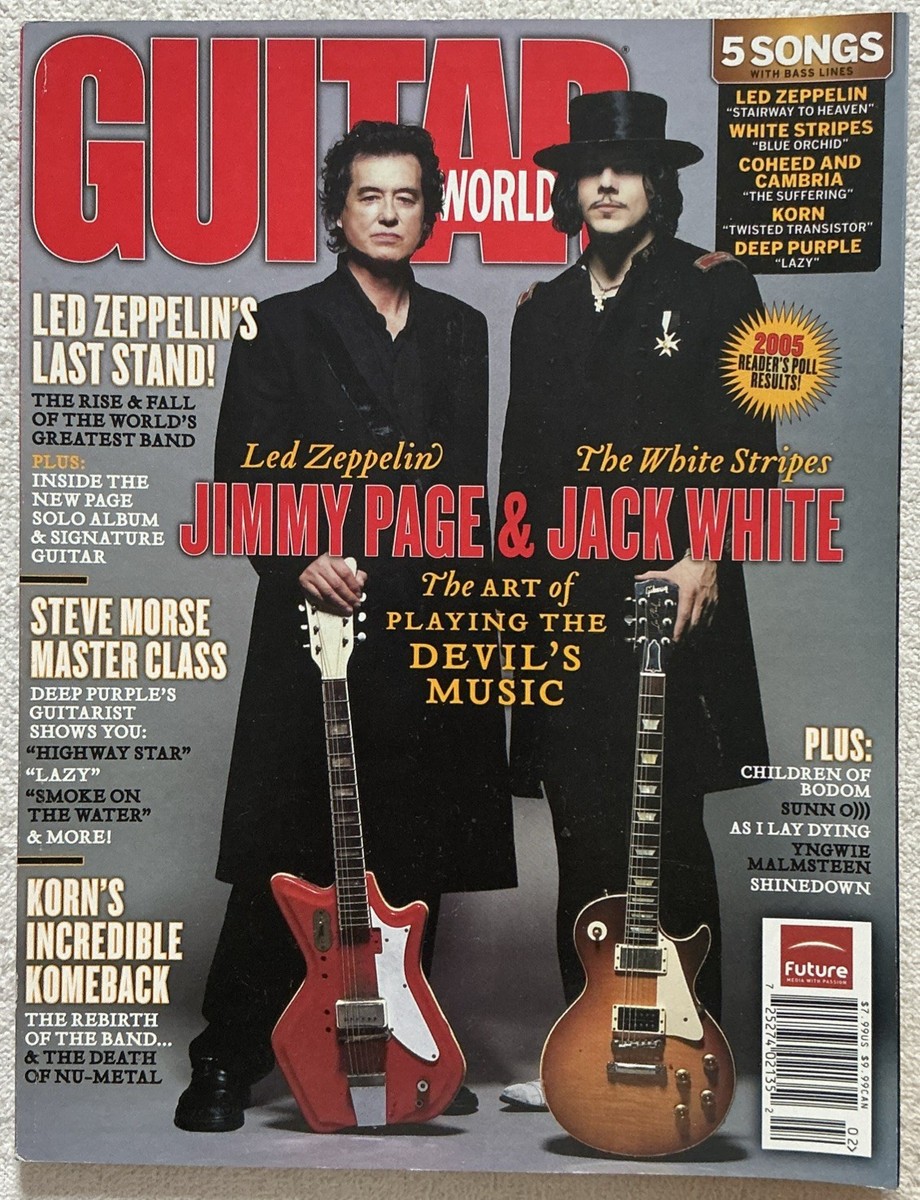 ルッキーページ Guitar World Magazine February 2006 Jimmy Page Led Zeppelin Zakk