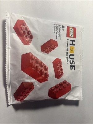 Lego House 6 Bricks From Billund Denmark (4000044)