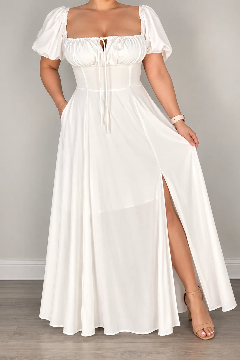 ebay white formal dresses Maxi for Women for sale YGroup_poeme
