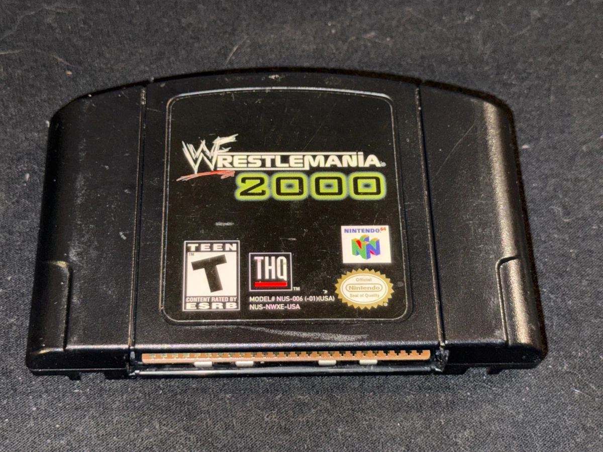 Nintendo 64 WWF WrestleMania 2000 1999 Video Games for sale | eBay