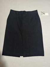 GAP Stretch Black Skirt, Back Slit, Women's 2 NWT