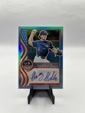Gary Gibson II 2025 Stars & Stripes National Team Signatures Light Blue Foil 1/1