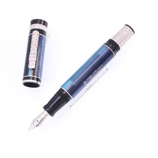 DELTA Fountain Pen KANAKA MAOLI 1K Ethnic Minority 2012 Blue Resin Nib B 18K