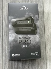 Cardo PackTalk Pro Headset - Duo Pack Brand New