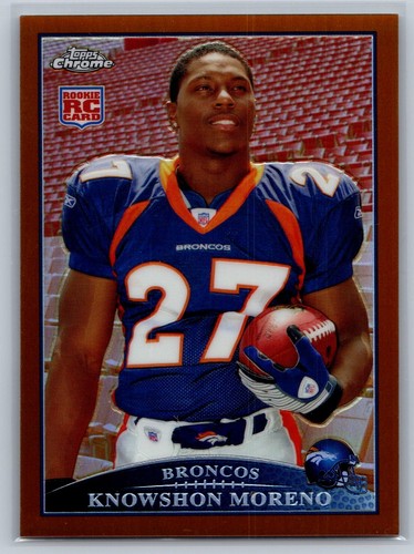 Knowshon Moreno [Copper Refractor] #TC170 2009 Topps Chrome card