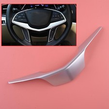 ABS Silver Steering Wheel Cover Moulding Strip Fit For Cadillac XT5 2016-21 Good