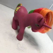 VINTAGE My Little Pony G1 HULA HULA Tropical Ponies Unicorn Sailboat MLP 1985