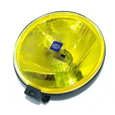 Hella Comet 500 Fahrlicht gelb Strahler mit Abdeckung universelle Passform