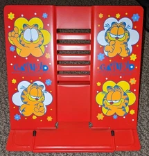 Vintage Collectible Garfield Book Rack Collapsible Metal Stand