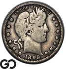 1899-O Barber Quarter, Better New Orleans Date