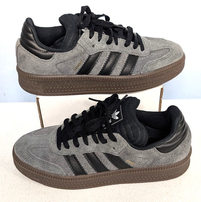 VERY RARE Unisex Adidas Samba XLG Grey Casual Shoe / ID3201 / Size - 5.5M~7W