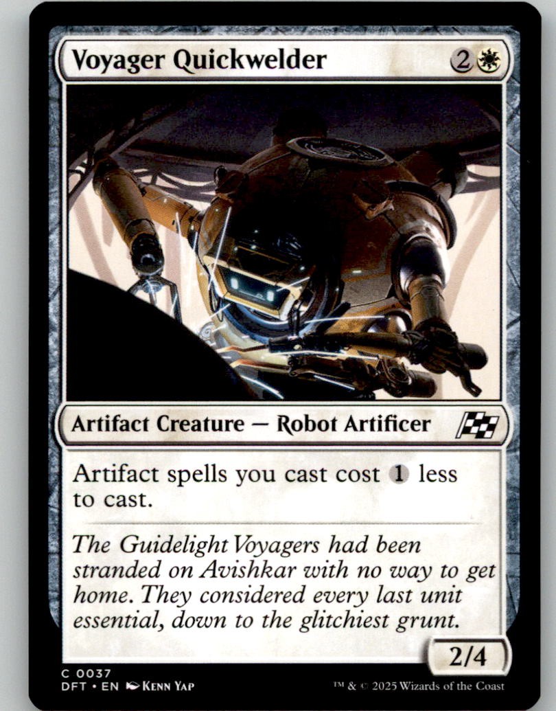 Voyager Quickwelder 37 Common Aetherdrift Magic: The Gathering Lightly Played
